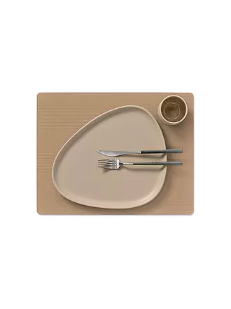 LIND DNA | Tischset 35x45cm CORDUROY ECKIG Nougat | 